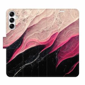 Flipové pouzdro iSaprio - BlackPink Marble - Samsung Galaxy A14 / A14 5G obraz