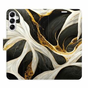 Flipové pouzdro iSaprio - BlackGold Marble - Samsung Galaxy A14 / A14 5G obraz