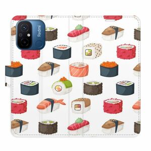 Flipové pouzdro iSaprio - Sushi Pattern 02 - Xiaomi Redmi 12C obraz