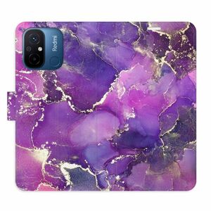 Flipové pouzdro iSaprio - Purple Marble - Xiaomi Redmi 12C obraz