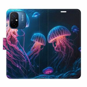 Flipové pouzdro iSaprio - Jellyfish - Xiaomi Redmi 12C obraz