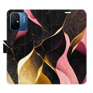 Flipové pouzdro iSaprio - Gold Pink Marble 02 - Xiaomi Redmi 12C obraz