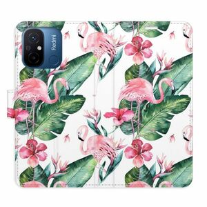 Flipové pouzdro iSaprio - Flamingos Pattern - Xiaomi Redmi 12C obraz