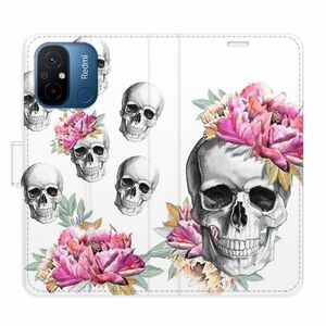 Flipové pouzdro iSaprio - Crazy Skull - Xiaomi Redmi 12C obraz