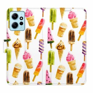 Flipové pouzdro iSaprio - Ice Cream Pattern - Xiaomi Redmi Note 12 5G obraz