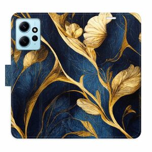 Flipové pouzdro iSaprio - GoldBlue - Xiaomi Redmi Note 12 5G obraz