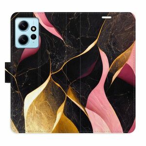 Flipové pouzdro iSaprio - Gold Pink Marble 02 - Xiaomi Redmi Note 12 5G obraz