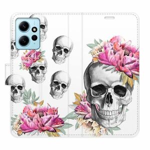 Flipové pouzdro iSaprio - Crazy Skull - Xiaomi Redmi Note 12 5G obraz