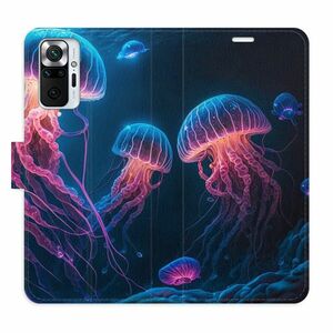 Flipové pouzdro iSaprio - Jellyfish - Xiaomi Redmi Note 10 Pro obraz