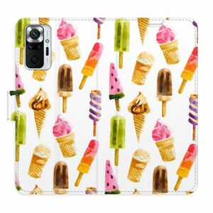 Flipové pouzdro iSaprio - Ice Cream Pattern - Xiaomi Redmi Note 10 Pro obraz