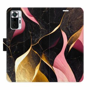 Flipové pouzdro iSaprio - Gold Pink Marble 02 - Xiaomi Redmi Note 10 Pro obraz