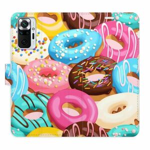 Flipové pouzdro iSaprio - Donuts Pattern 02 - Xiaomi Redmi Note 10 Pro obraz