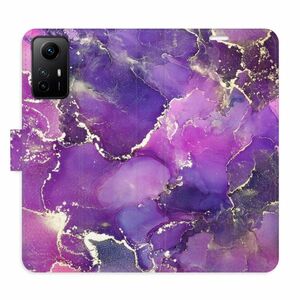 Flipové pouzdro iSaprio - Purple Marble - Xiaomi Redmi Note 12S obraz