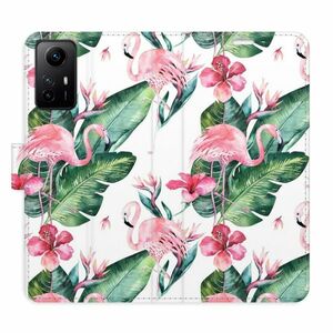 Flipové pouzdro iSaprio - Flamingos Pattern - Xiaomi Redmi Note 12S obraz