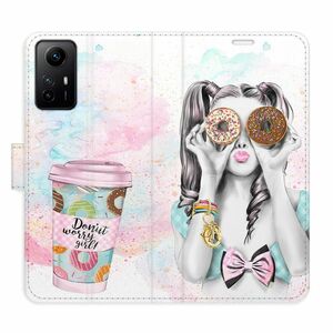 Flipové pouzdro iSaprio - Donut Worry Girl - Xiaomi Redmi Note 12S obraz