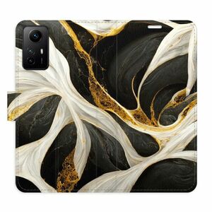 Flipové pouzdro iSaprio - BlackGold Marble - Xiaomi Redmi Note 12S obraz