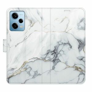 Flipové pouzdro iSaprio - SilverMarble 15 - Xiaomi Redmi Note 12 Pro 5G / Poco X5 Pro 5G obraz