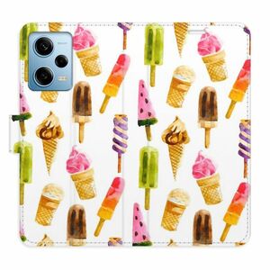 Flipové pouzdro iSaprio - Ice Cream Pattern - Xiaomi Redmi Note 12 Pro 5G / Poco X5 Pro 5G obraz