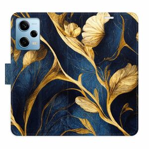 Flipové pouzdro iSaprio - GoldBlue - Xiaomi Redmi Note 12 Pro 5G / Poco X5 Pro 5G obraz