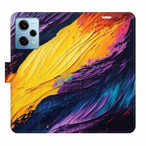 Flipové pouzdro iSaprio - Fire Paint - Xiaomi Redmi Note 12 Pro 5G / Poco X5 Pro 5G obraz