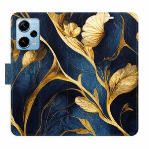 Flipové pouzdro iSaprio - GoldBlue - Xiaomi Redmi Note 12 Pro+ 5G obraz