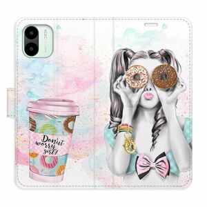 Flipové pouzdro iSaprio - Donut Worry Girl - Xiaomi Redmi A1 / A2 obraz