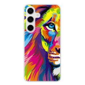 Odolné silikonové pouzdro iSaprio - Rainbow Lion - Samsung Galaxy S24 obraz