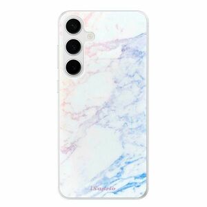 Odolné silikonové pouzdro iSaprio - Raibow Marble 10 - Samsung Galaxy S24+ obraz