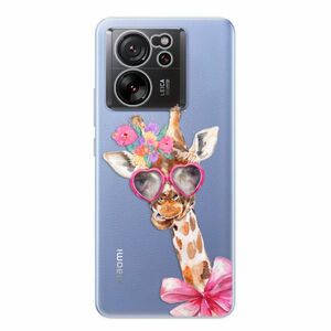 Odolné silikonové pouzdro iSaprio - Lady Giraffe - Xiaomi 13T / 13T Pro obraz