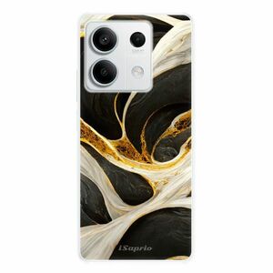 Odolné silikonové pouzdro iSaprio - Black and Gold - Xiaomi Redmi Note 13 5G obraz