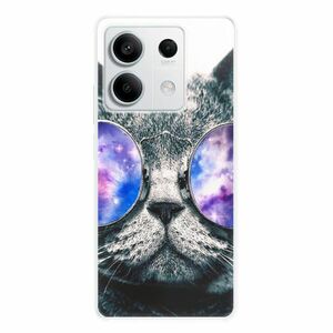 Odolné silikonové pouzdro iSaprio - Galaxy Cat - Xiaomi Redmi Note 13 5G obraz