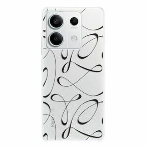 Odolné silikonové pouzdro iSaprio - Fancy - black - Xiaomi Redmi Note 13 5G obraz