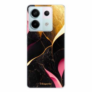 Odolné silikonové pouzdro iSaprio - Gold Pink Marble - Xiaomi Redmi Note 13 Pro 5G / Poco X6 5G obraz