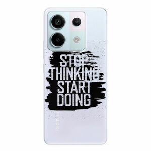 Odolné silikonové pouzdro iSaprio - Start Doing - black - Xiaomi Redmi Note 13 Pro 5G / Poco X6 5G obraz