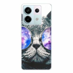 Odolné silikonové pouzdro iSaprio - Galaxy Cat - Xiaomi Redmi Note 13 Pro 5G / Poco X6 5G obraz