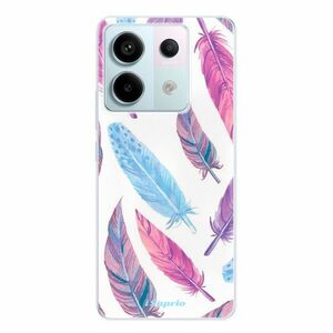 Odolné silikonové pouzdro iSaprio - Feather Pattern 10 - Xiaomi Redmi Note 13 Pro 5G / Poco X6 5G obraz