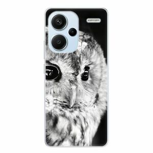 Odolné silikonové pouzdro iSaprio - BW Owl - Xiaomi Redmi Note 13 Pro+ 5G obraz