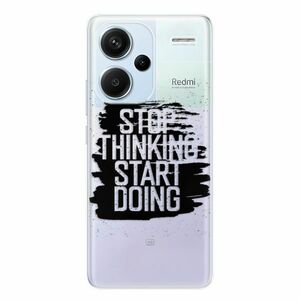 Odolné silikonové pouzdro iSaprio - Start Doing - black - Xiaomi Redmi Note 13 Pro+ 5G obraz