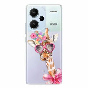 Odolné silikonové pouzdro iSaprio - Lady Giraffe - Xiaomi Redmi Note 13 Pro obraz