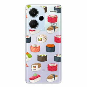 Odolné silikonové pouzdro iSaprio - Sushi Pattern - Xiaomi Redmi Note 13 Pro+ 5G obraz