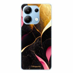 Odolné silikonové pouzdro iSaprio - Gold Pink Marble - Xiaomi Redmi Note 13 obraz