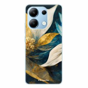 Odolné silikonové pouzdro iSaprio - Gold Petals - Xiaomi Redmi Note 13 obraz