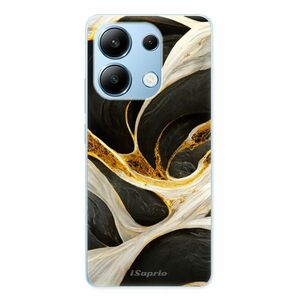 Odolné silikonové pouzdro iSaprio - Black and Gold - Xiaomi Redmi Note 13 obraz