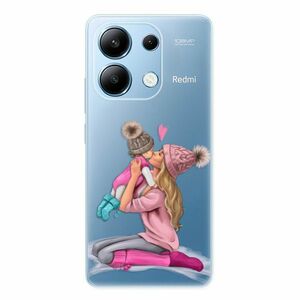 Odolné silikonové pouzdro iSaprio - Kissing Mom - Blond and Girl - Xiaomi Redmi Note 13 obraz