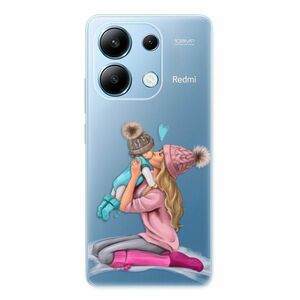 Odolné silikonové pouzdro iSaprio - Kissing Mom - Blond and Boy - Xiaomi Redmi Note 13 obraz