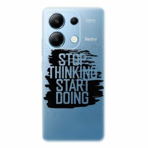 Odolné silikonové pouzdro iSaprio - Start Doing - black - Xiaomi Redmi Note 13 obraz