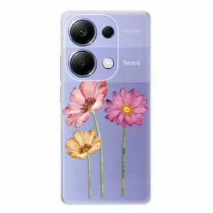 Odolné silikonové pouzdro iSaprio - Three Flowers - Xiaomi Redmi Note 13 Pro obraz