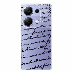 Odolné silikonové pouzdro iSaprio - Handwriting 01 - black - Xiaomi Redmi Note 13 Pro obraz
