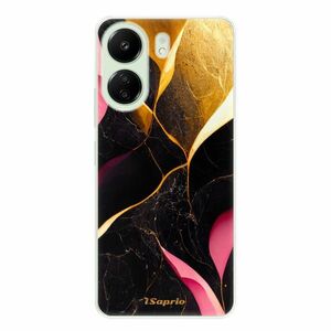 Odolné silikonové pouzdro iSaprio - Gold Pink Marble - Xiaomi Redmi 13C obraz