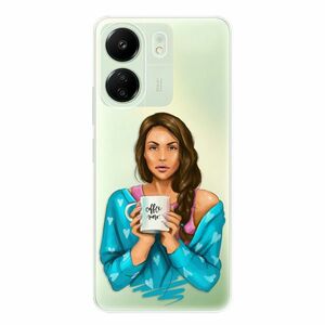 Odolné silikonové pouzdro iSaprio - Coffe Now - Brunette - Xiaomi Redmi 13C obraz